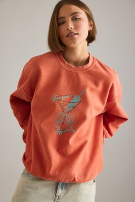 By Anthropologie Graphic Crew-Neck Sweatshirt