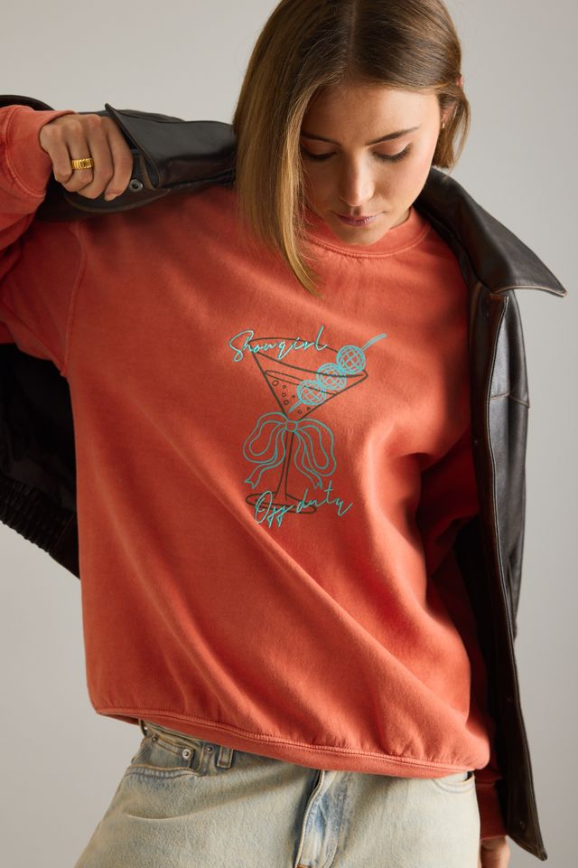 Sweat-shirt ras du cou graphique By Anthropologie #4