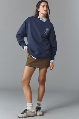 By Anthropologie Embroidered Dog Sweatshirt