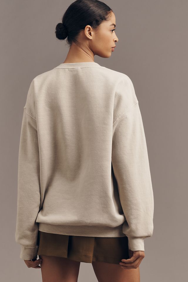 By Anthropologie Cat Embroidered Sweatshirt #2