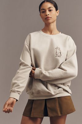 By Anthropologie Bestickter Pullover