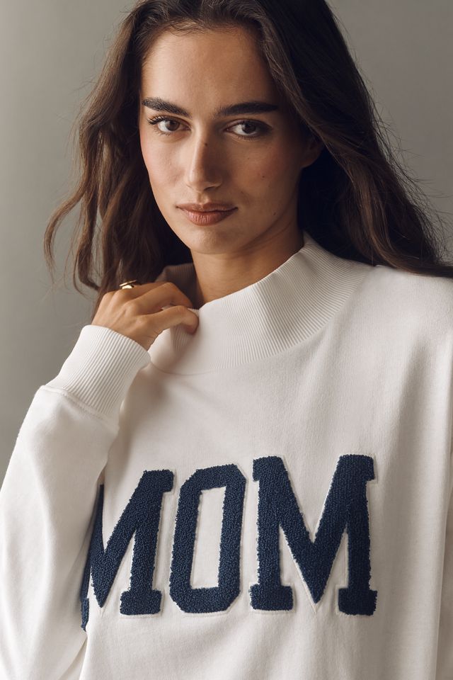 By Anthropologie Mom Mock-Neck Pullover #1