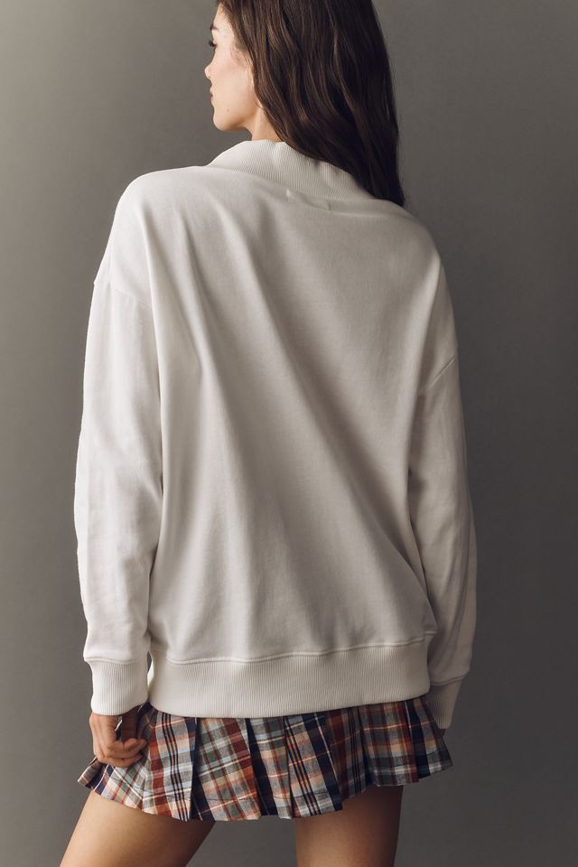 By Anthropologie Mom Mock-Neck Pullover #2