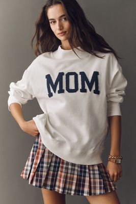 By Anthropologie Mom Mock-Neck Pullover