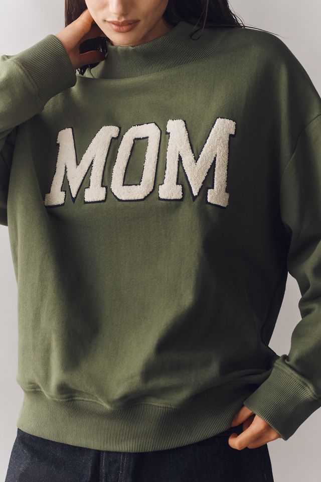 By Anthropologie Mom Mock-Neck Pullover #1