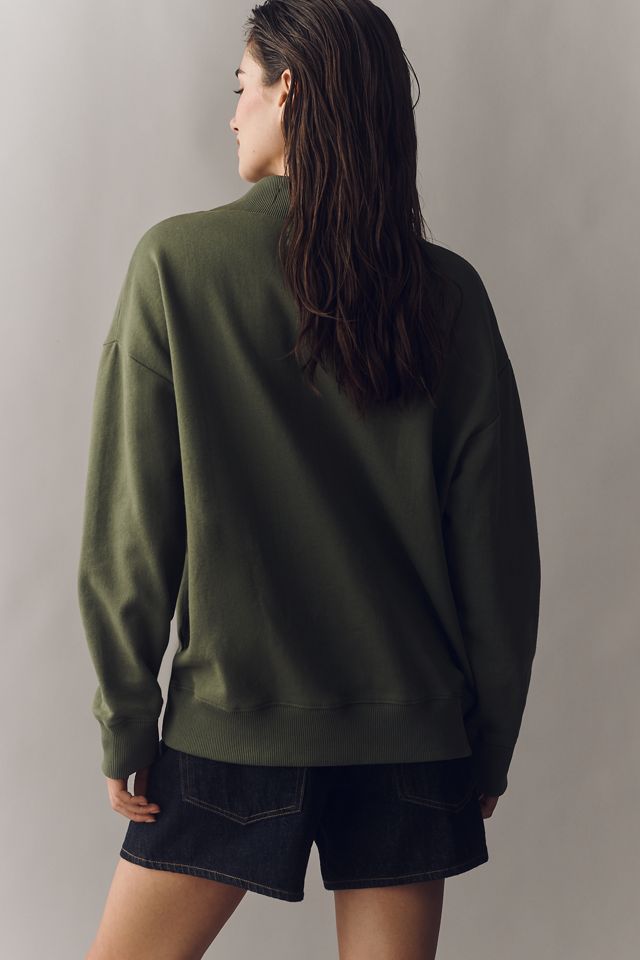 By Anthropologie Mom Mock-Neck Pullover #2