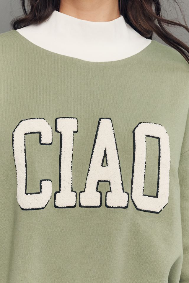 By Anthropologie Cotton Fleece Sweatshirt #1