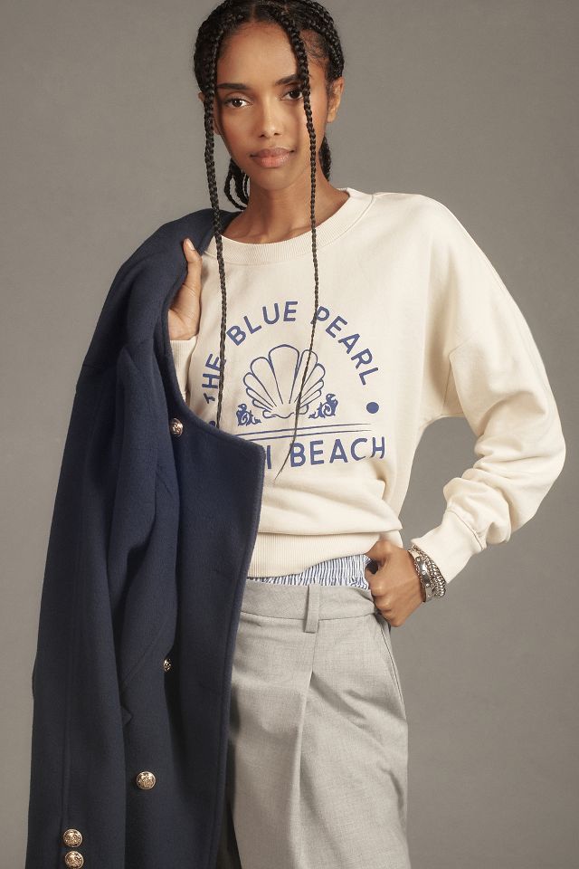 Beach crewneck clearance sweatshirt