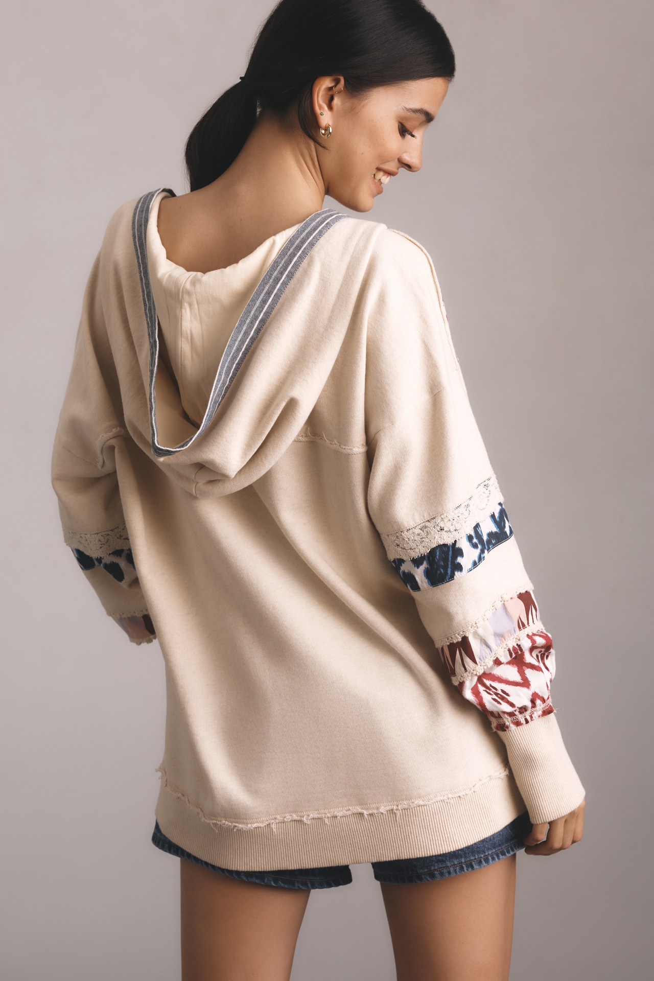 Pilcro Crafted Button-Front Pullover