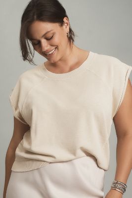 Pilcro Muscle Sweatshirt In White