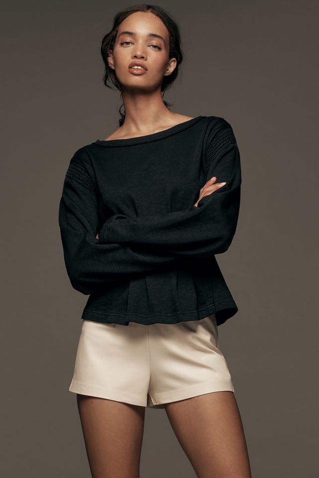 Pilcro Long-Sleeve Cocoon Corset Top #3