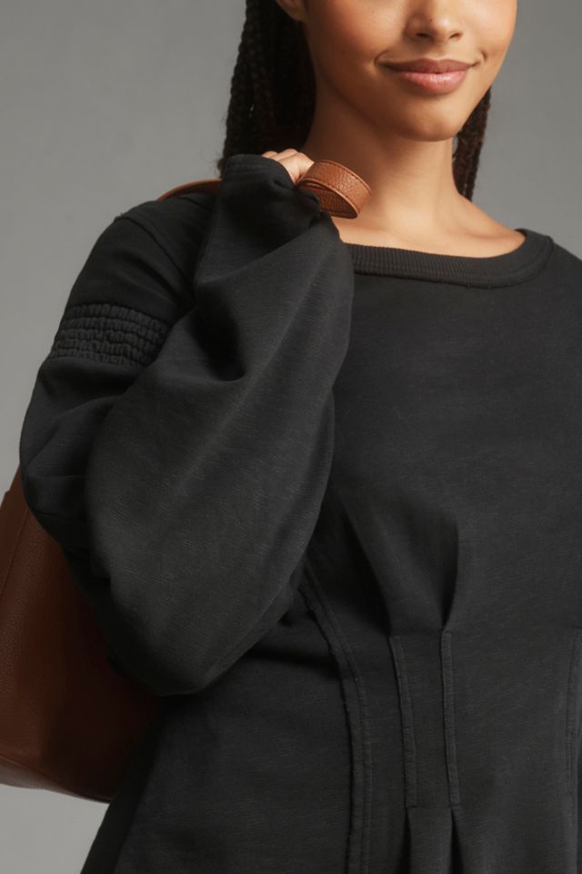 Pilcro Long-Sleeve Cocoon Corset Top #7