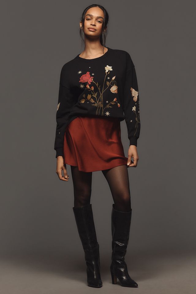By Anthropologie Floral Sweatshirt #3