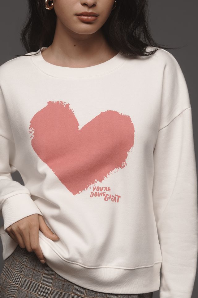 Chiara Perano Heart Sweashirt #1