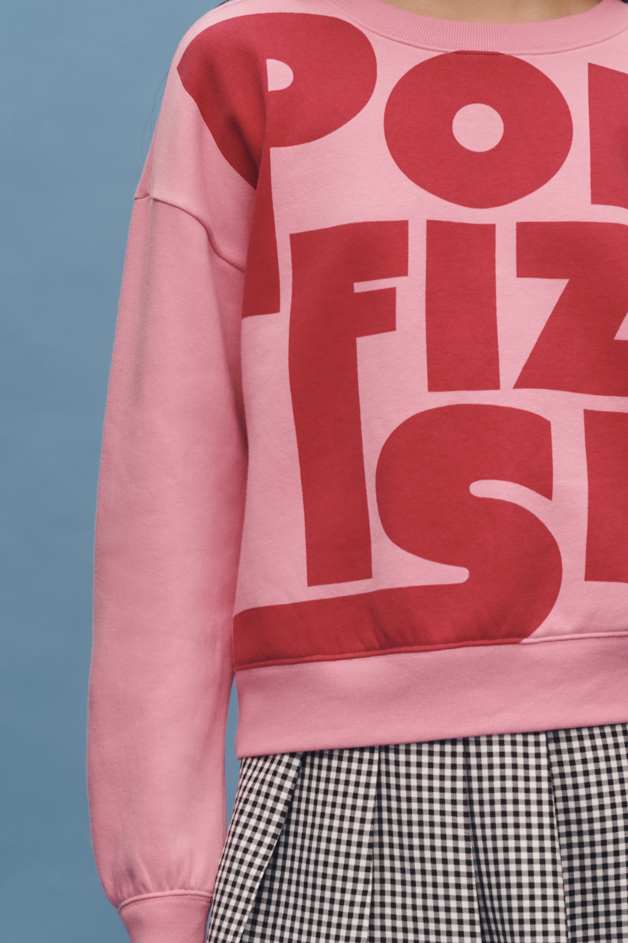 Maeve Pop Fizz Sip Sweatshirt