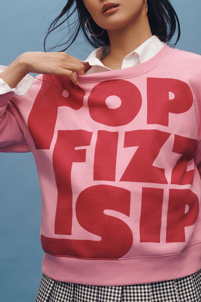 Maeve Pop Fizz Sip Graphic Sweatshirt #2