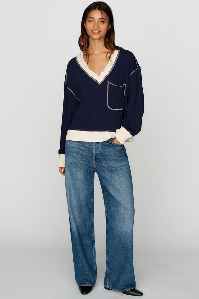 Pilcro Montana Pocket Knit Top #2