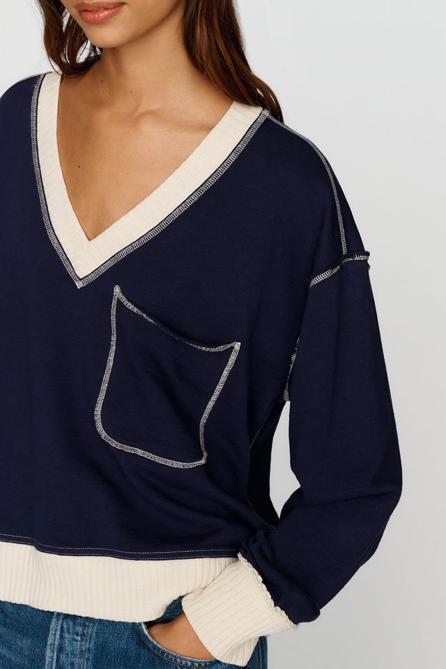 Pilcro Montana Pocket Knit Top #3