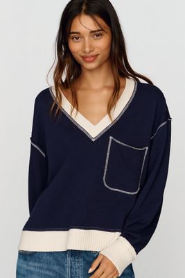 Pilcro Montana Pocket Knit Top