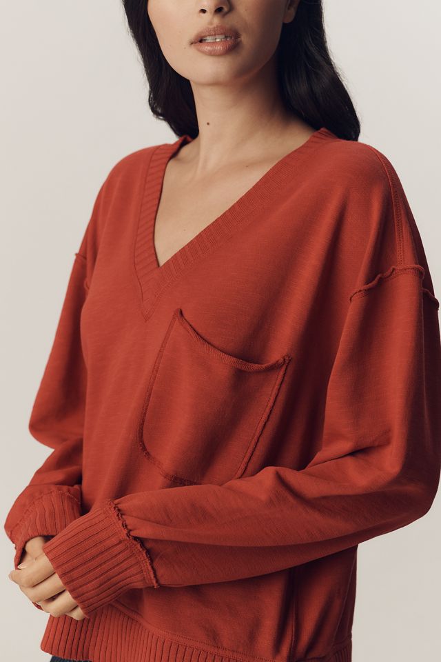 The Montana Pocket Knit Top by Pilcro #2