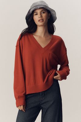 The Montana Pocket Knit Top by Pilcro