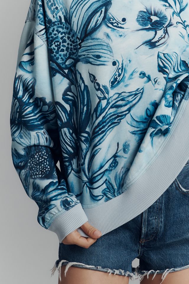 Pilcro Batik Oversized Sweatshirt #3