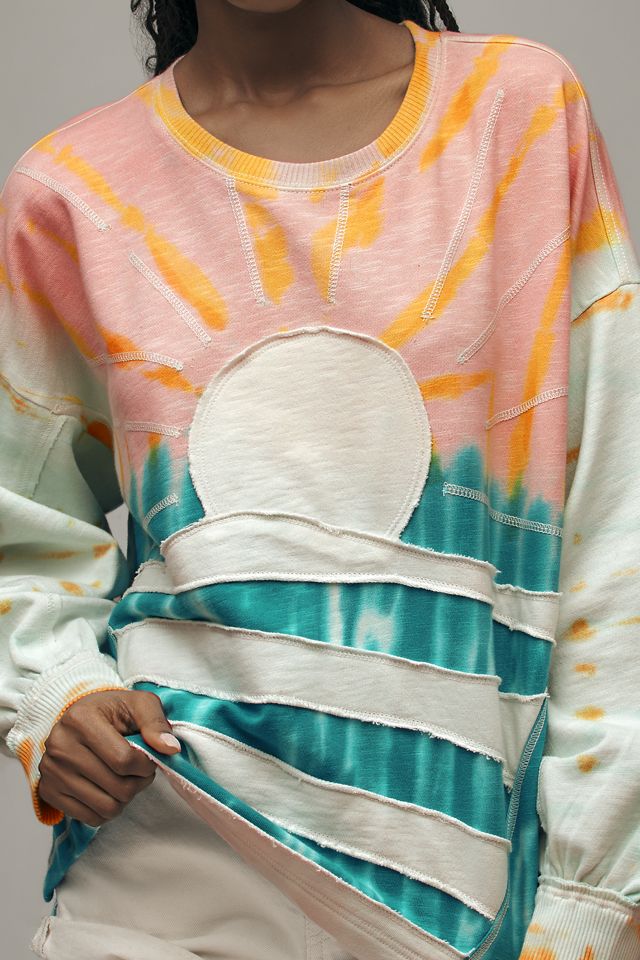 Pilcro Sunrise Pullover Sweatshirt #1