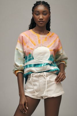 Pilcro Sunrise Pullover Sweatshirt