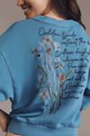 The Niki Bubble Sweatshirt by Pilcro: Embroidered Edition