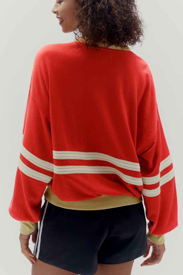 Pilcro Pep Rally Oversized Crew-Neck Sweatshirt #3