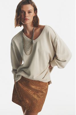 Pilcro Hudson 100% Cotton Oversized Popover Top