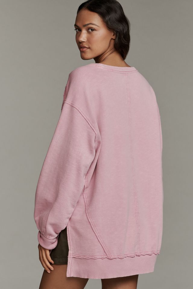 Pilcro Long-Sleeve V-Neck Oversized Popover Top #1