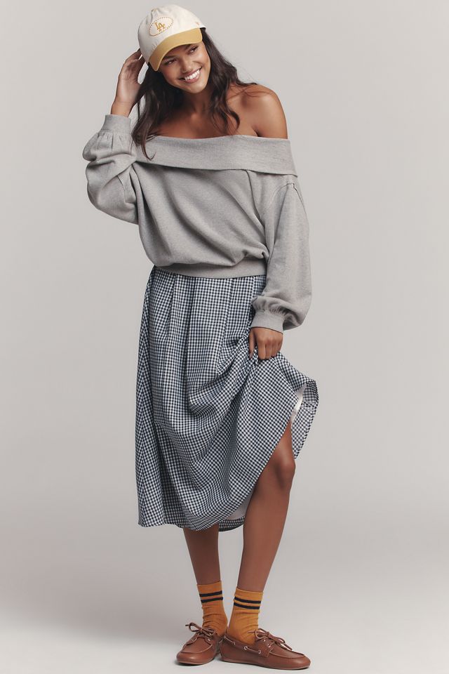 Pilcro Long-Sleeve Slouchy Off-The-Shoulder Top #2