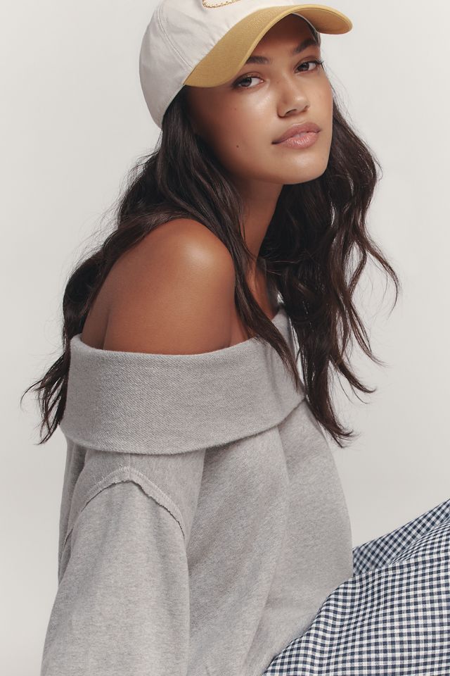 Pilcro Long-Sleeve Slouchy Off-The-Shoulder Top #3