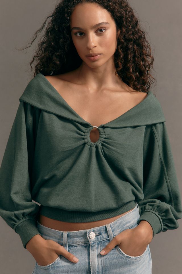 Pilcro Off-Shoulder O-Ring Top #3