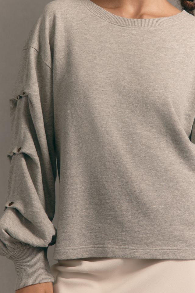 Pilcro Tucked-Sleeve Pullover #3