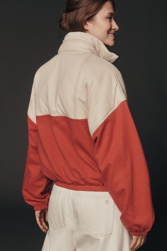 Pilcro Shetland Half-Zip Pullover Sweatshirt #1