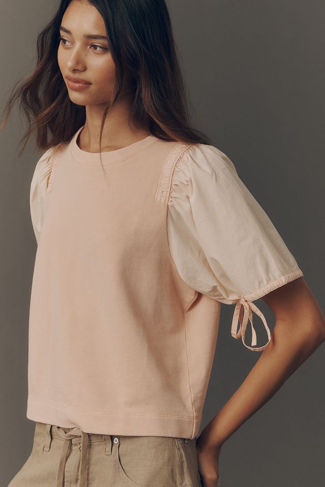 By Anthropologie Sycamore Short-Sleeve Sweater  #1