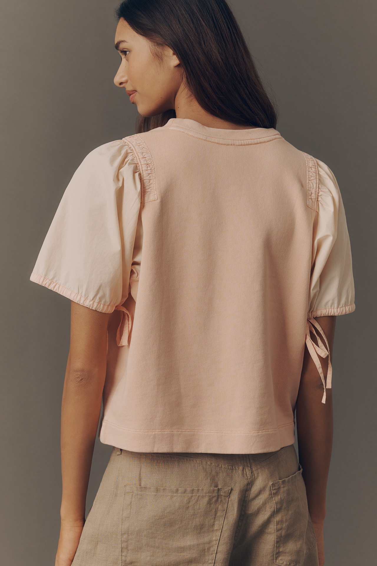 By Anthropologie Sycamore Short-Sleeve Sweater