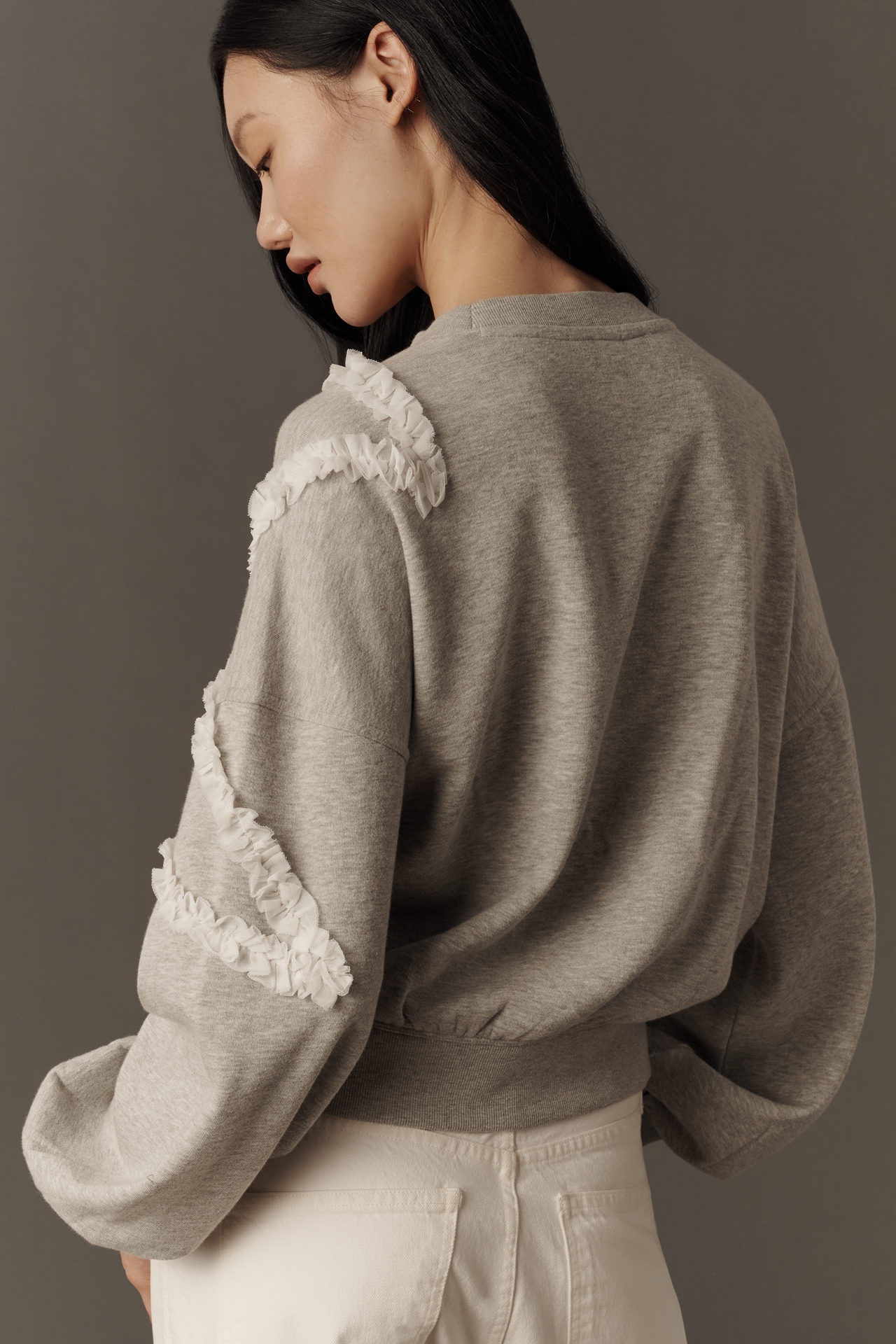 Maeve Textured Star Pullover