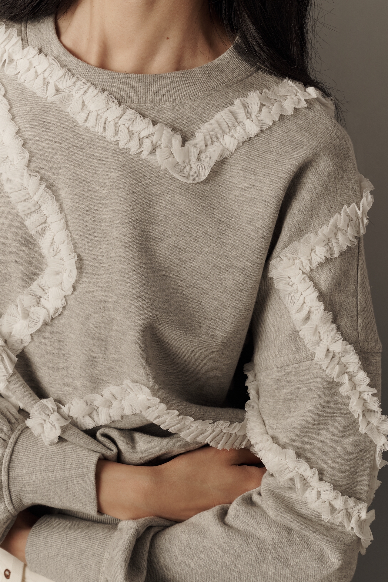 Maeve Textured Star Pullover