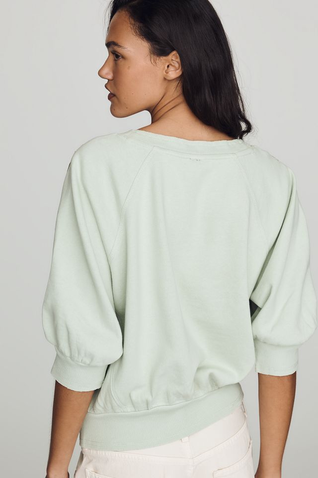 By Anthropologie Cotton Printed Sweatshirt #2