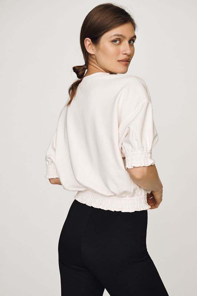 Maeve Short Sleeve Bubble Sweatshirt #2