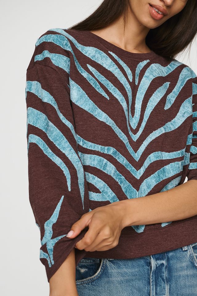 By Anthropologie Animal Print Sweatshirt #1