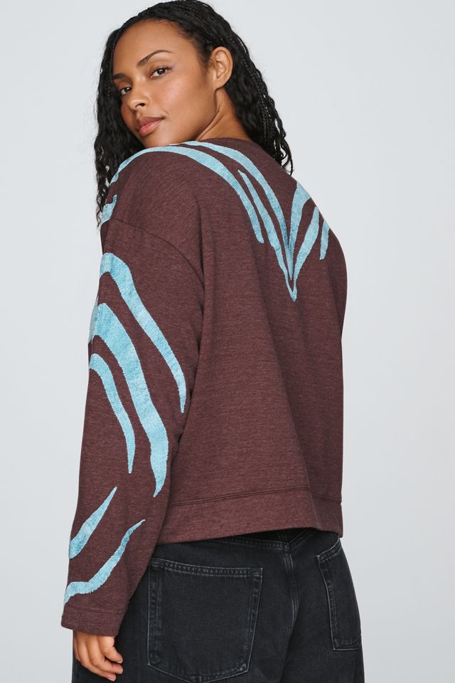 By Anthropologie Animal Print Sweatshirt #5