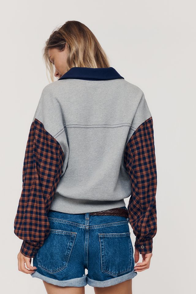 Pilcro 100% Cotton Mixed Knit Pullover #2