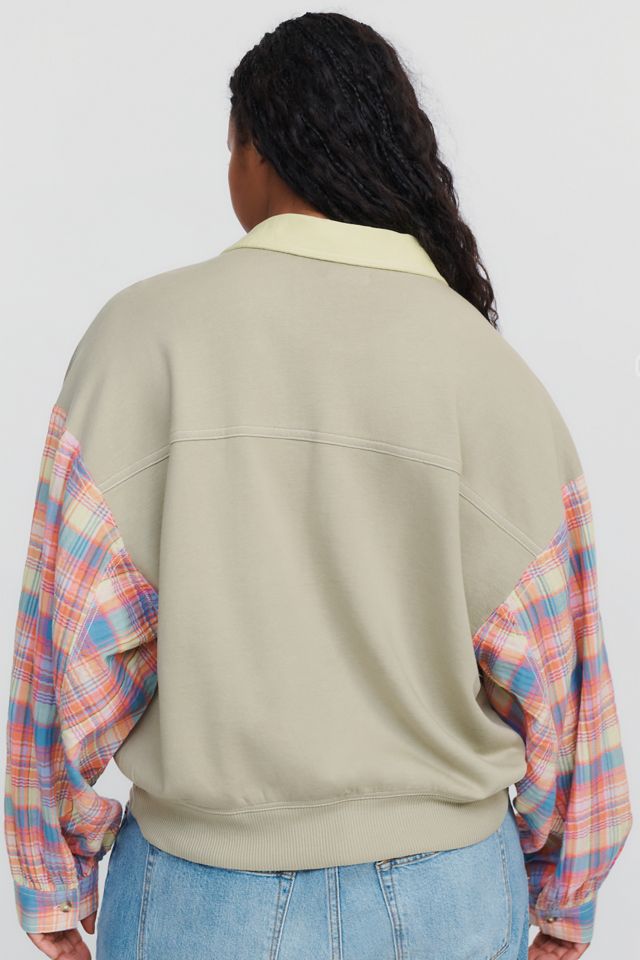 Pilcro 100% Cotton Mixed Knit Pullover #6