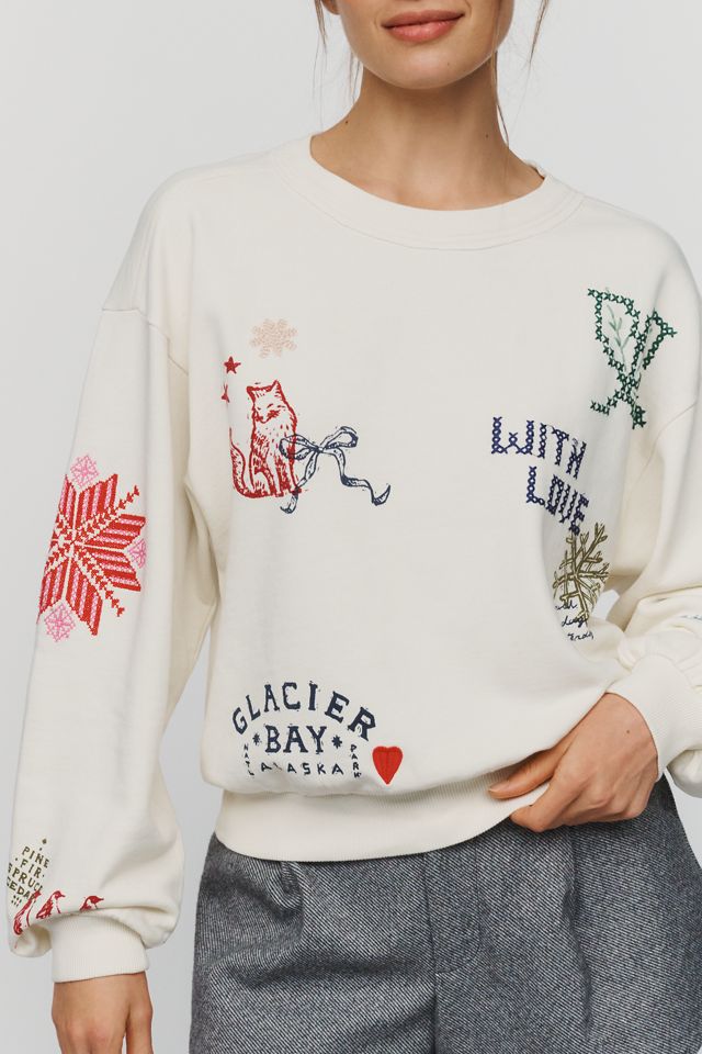 Sweat-shirt graphique Niki en 100% coton Pilcro #1