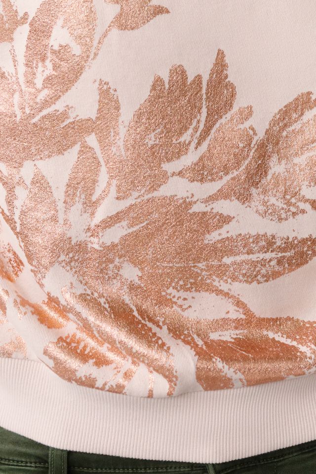 Pilcro Niki 100% Cotton Foil Print Sweatshirt #2