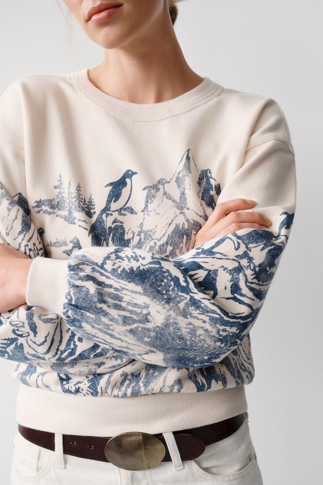 Pilcro Niki 100% Cotton Long Sleeve Bubble Sweatshirt #3